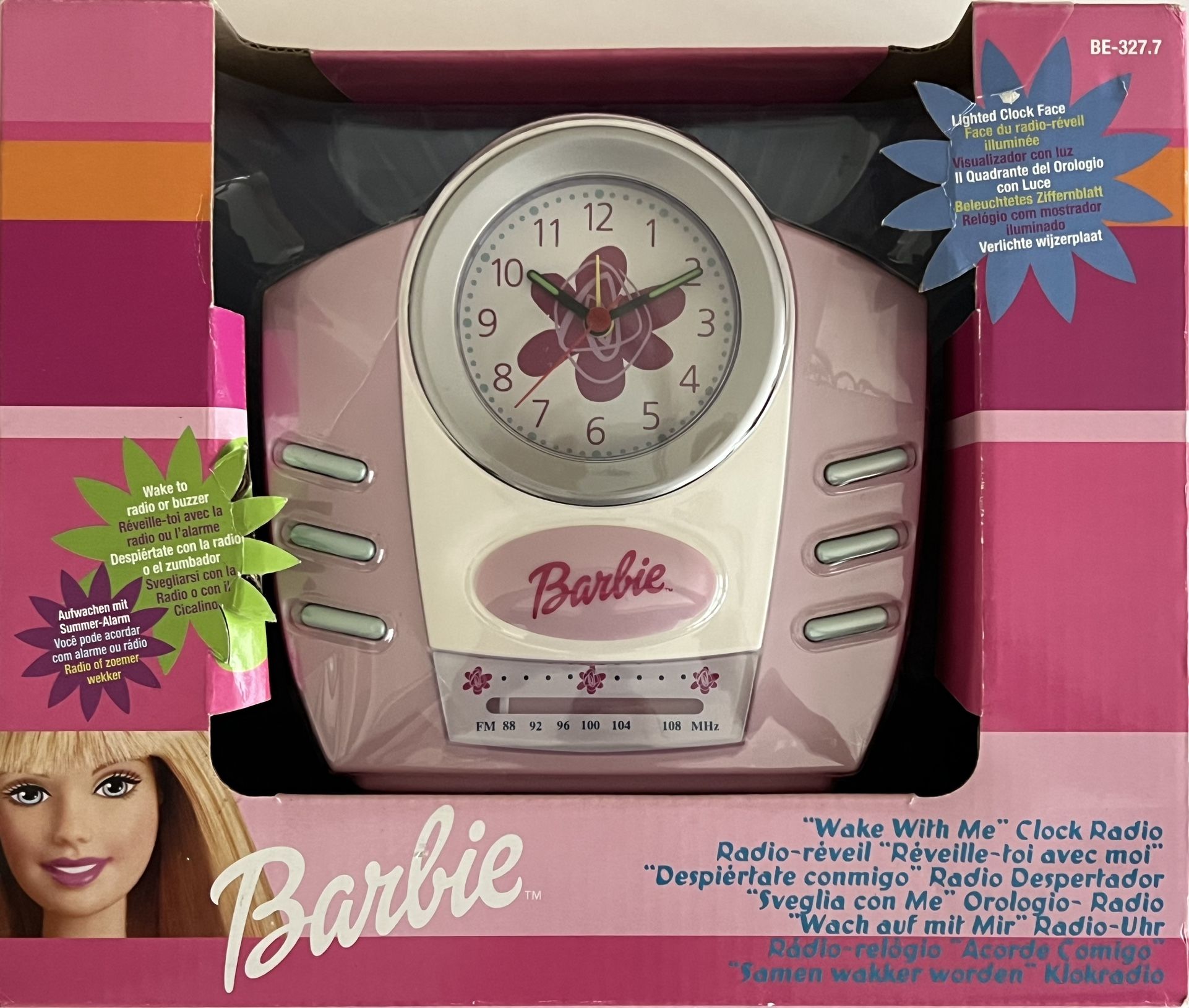 GREAT DEAL BRAND NEW RARE VINTAGE Barbie “Wake With Me” Radio Alarm Clock