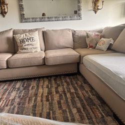 Cozy & Stylish Sectional Sofa – Excellent Condition – $300 OBO