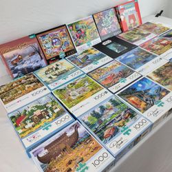 Puzzles 1000 Piece Buffalo Wysocki Darrell Bush Star Wars Peanuts Josephine Wall
