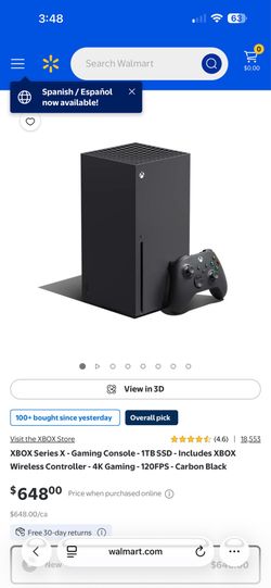 Xbox series X with monitor