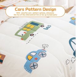 Crib Comforter Car Pattern Design