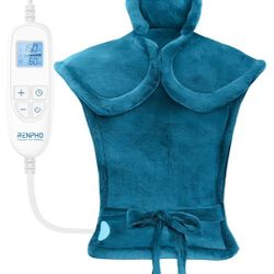 Fathers Day Dad Gifts, Heating Pad for Neck and Shoulders and Back Pain Relief, Birthday Gifts for Women Men, 24"x33" Electric Heat Pad, Auto Shut Off