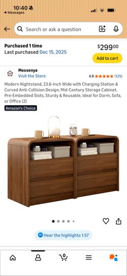 (2) Nightstands