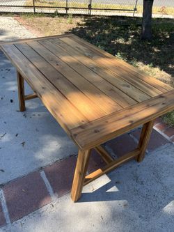 Tables Outdoor Table Wooden Table Patio Table Like New Assembled Patio Table MAKE AN OFFER!