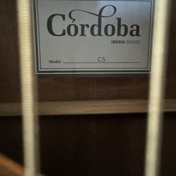 Cordoba C5 Nylon string Guitar