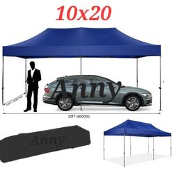 10x20  Pop up Canopy Tent Easy Up Outdoor Canopy Wedding Party Tents for Parties