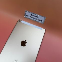 Apple IPad Mini 4 Tablet - Only $1 Today Pay The Rest Later! 