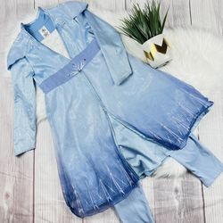 Disney Frozen 2 Elsa Costume Dress Girls 5/6 Blue