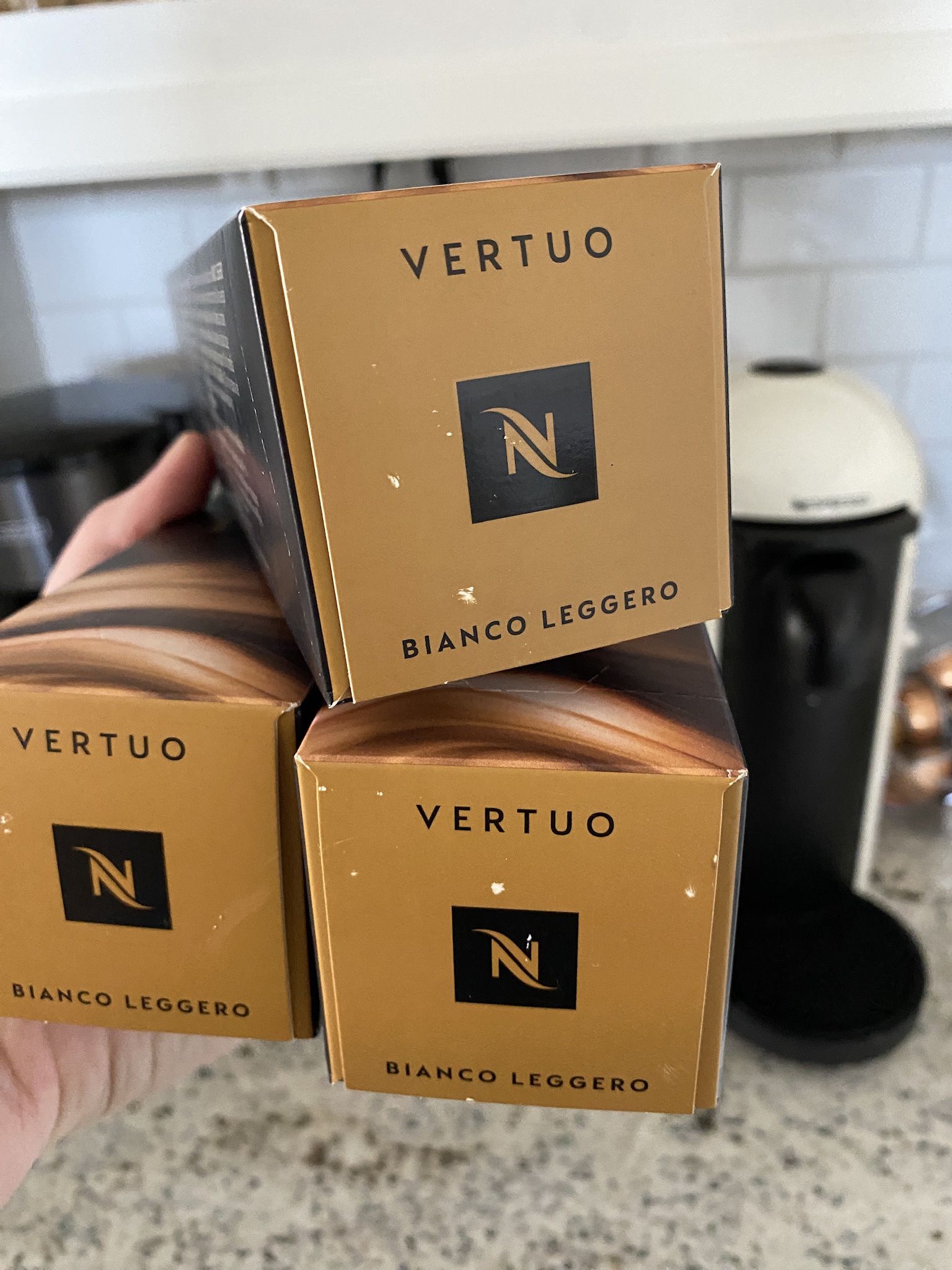Nespresso Bianco Leggero For Vertuo- 3 Unopened Sleeves