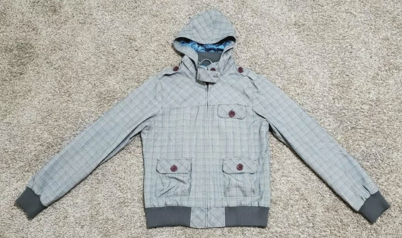 Women's Empyre Full Zip Hoodie Jacket Size Large Gray