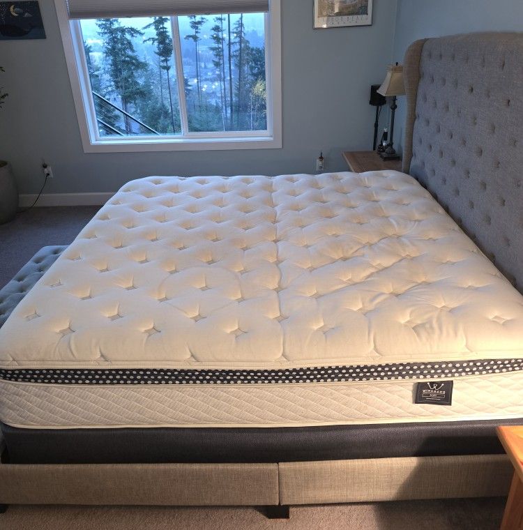 Wink King Size Mattress in Softer (Made in USA, in Excellent Shape)