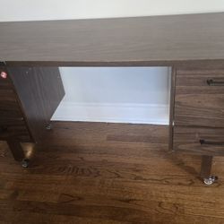Free Wood Desk With Casters