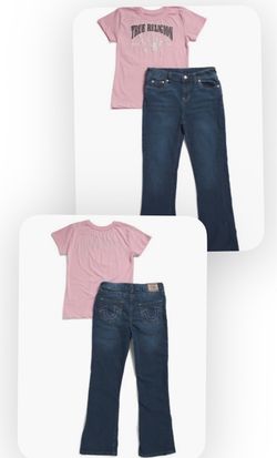 Kids girls 8,10,12,14 True Religion outfit sets