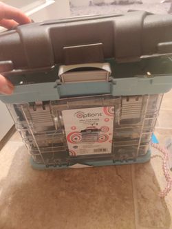 Brand new tons of beads and utility craft box