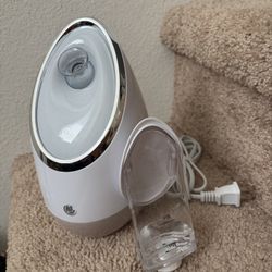 Facial Steamer SPA+ by Microderm GLO - Best Professional Nano Ionic Warm Mist, Home Face Sauna, Portable Humidifier Machine, Deep Clean & Tighten Skin