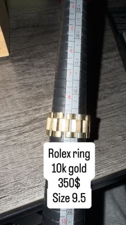 10k gold rolex ring