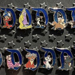 Complete Set of Fantasy D Pins 