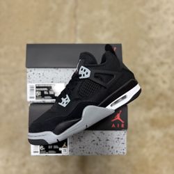 Jordan 4 Black Canvas