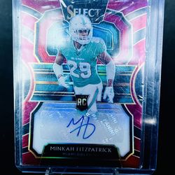 Signed Football Card