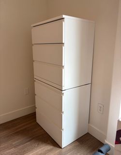 2 New IKEA White Dresser storklinta 3 Drawers each  cajoneras $240.- for both or each one $140_