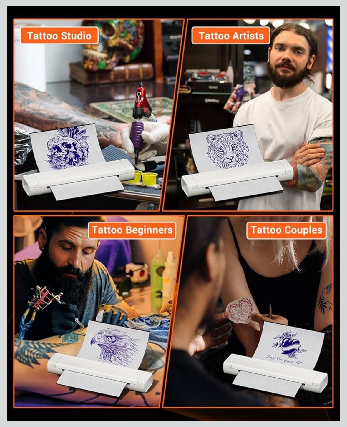 COLORWING M08F Portable Wireless Tattoo Stencil Printer