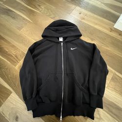 Black Nike Double Zip Hoodie