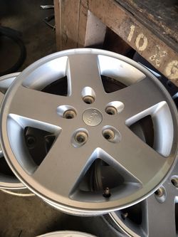 Jeep 17” wheels $300