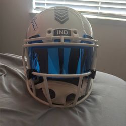 Jonathan Taylor Authentic Autograph Replica Helmet