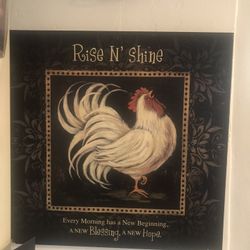 Wall Rooster Art