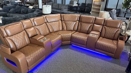 OM• $38 Initial • Brand New Reclining Sectional