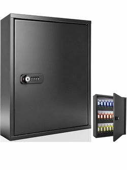 Wall-Mount Key Cabinet with Combination Lock