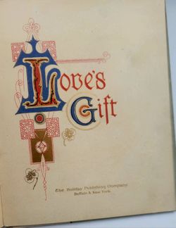 1906 Loves Gift Hardback Book