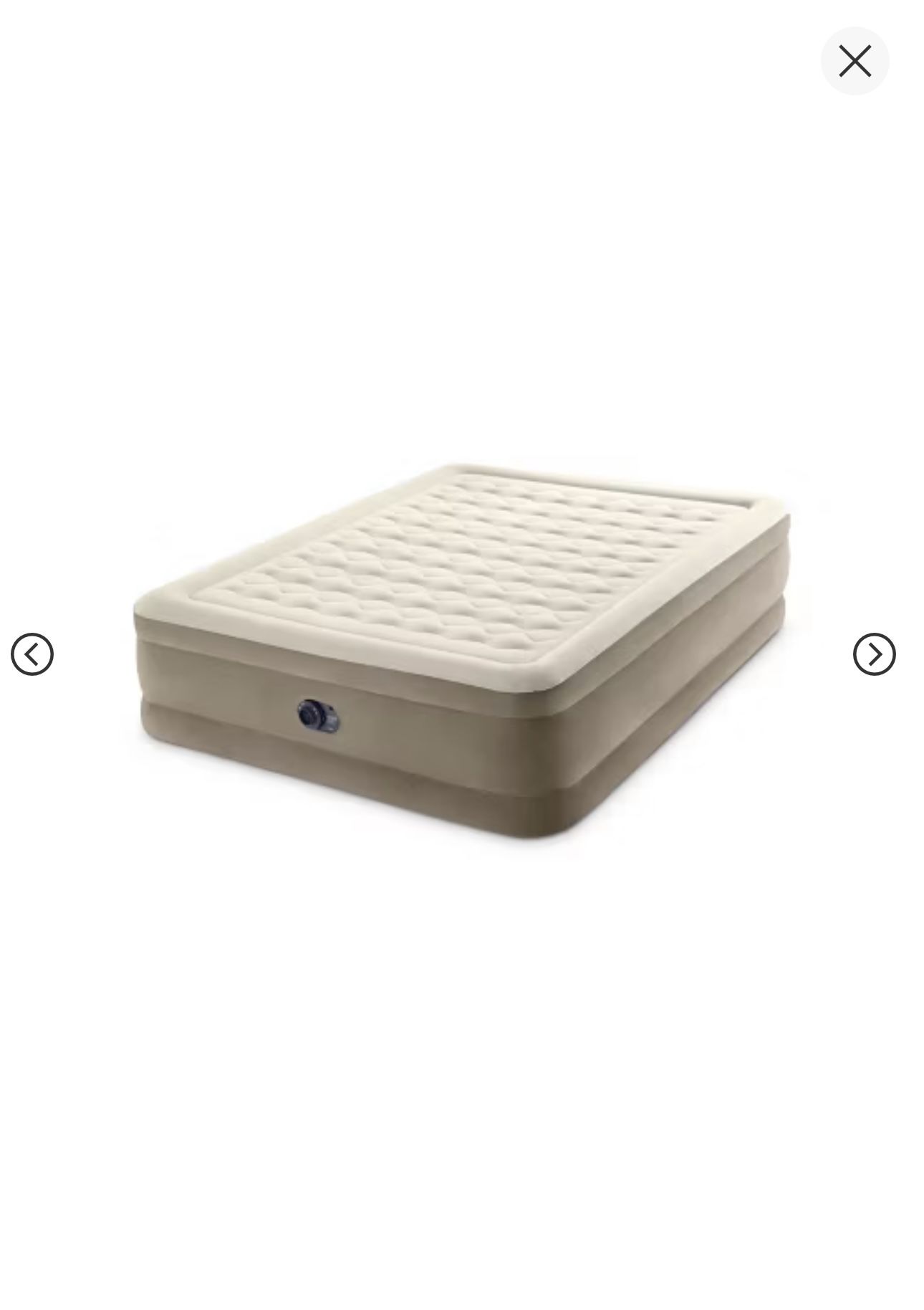 Brand New Intex air Queen mattress with built-in pump!