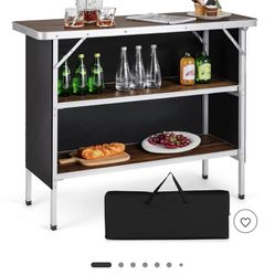 Portable Folding Bar Table