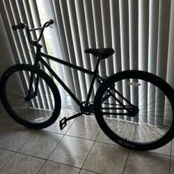 Black Crew Bmx Bike 29” Wheels 
