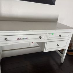 White desk