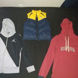 TOMMY HILFIGER,  AIR JORDAN, NIKE KIDS CLOTHES 