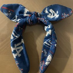 Dodgers Bowknot Headband Handmade 