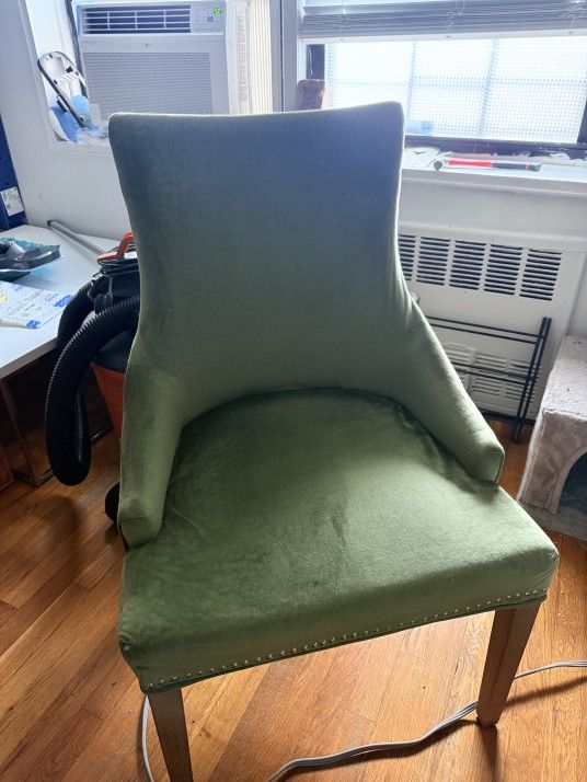 Green Velvet Chair