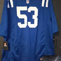 Indianapolis Colts!
#53 Jersey – New with tags! 🏈💙