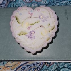 Fenton Hummingbird Trinket Box $30.00