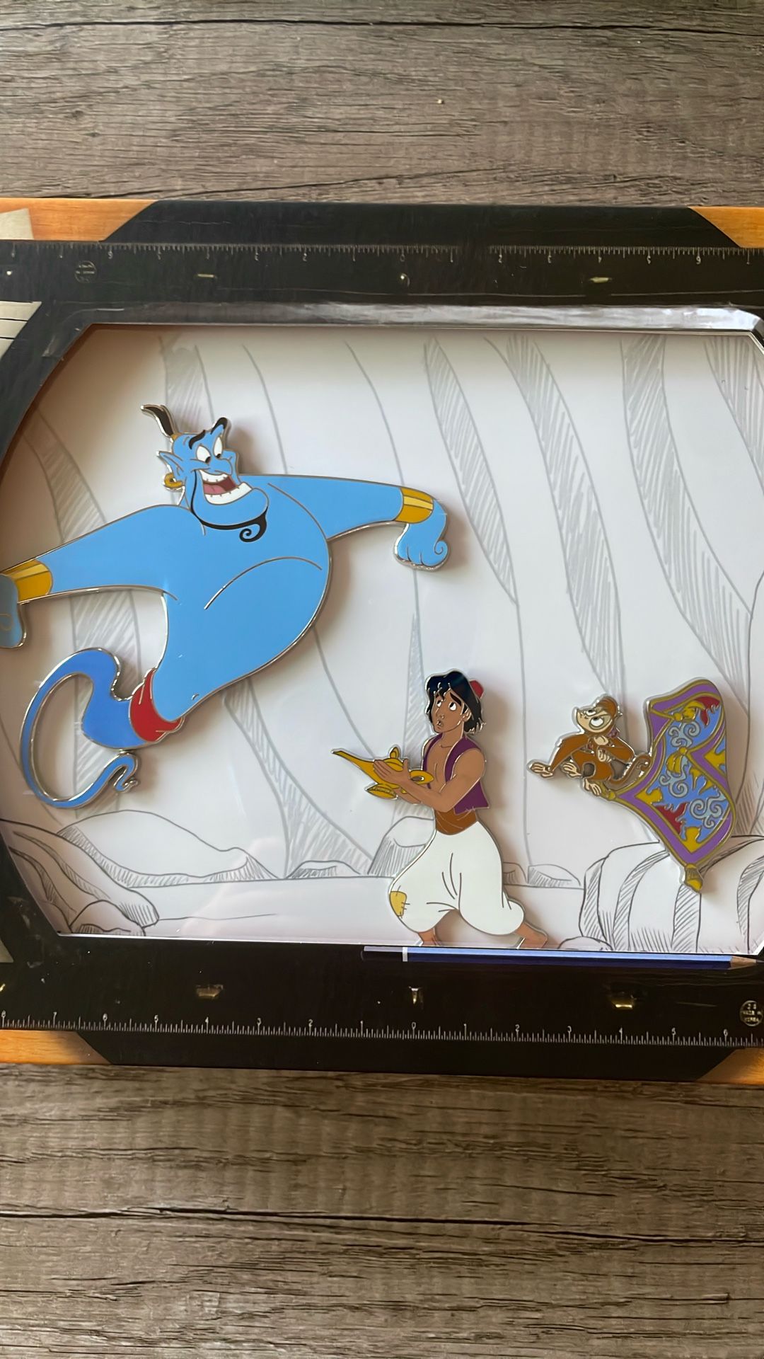 D23 EXPO 2022 DISNEY ALADDIN 30TH ANNIVERSARY ANIMATOR THREE (3) PIN SET LE 150