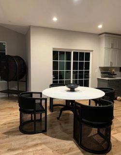 CB2 marble table