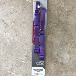 2 Pack Cat Collars Purple New