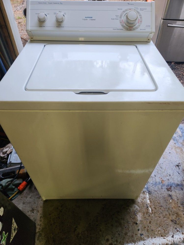 Whirlpool Heavy Duty Super Capacity Plus Washer