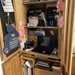 Wood Computer Cabinet(cabinet Only)