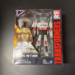 TRANSFORMERS GENERATIONS TITANS RETURN DOOMSHOT & MEGATRON BRAND NEW SHIPS FAST   Never Opened - NISB - Generations - Hasbro 2016 