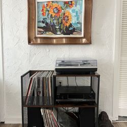 Record Player Stand