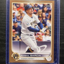 2022 Topps Gold Avisail Garcia Baseball Card #570