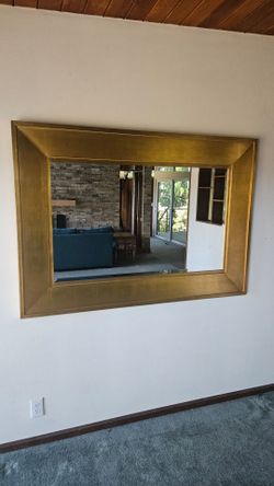 Gold Mirror 66.5" length x 46.5" tall